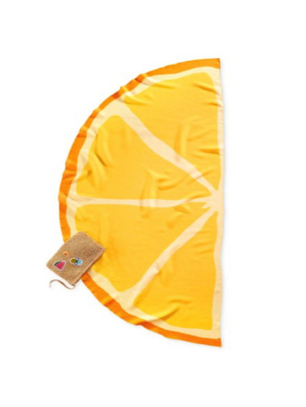 NWT Collection XIIX Eighteen 18 Orange Beach Pool Cover-Up Wrap Pouch OS